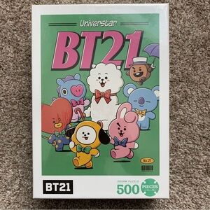 Universtar BT21 - 500 Piece Jigsaw Puzzle - LINE FRIENDS - NEW - SEALED 20.5x15”